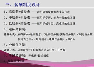 薪柴銷售團(tuán)隊薪酬管理體系設(shè)計方案 利益劃分得體，激發(fā)員工潛能